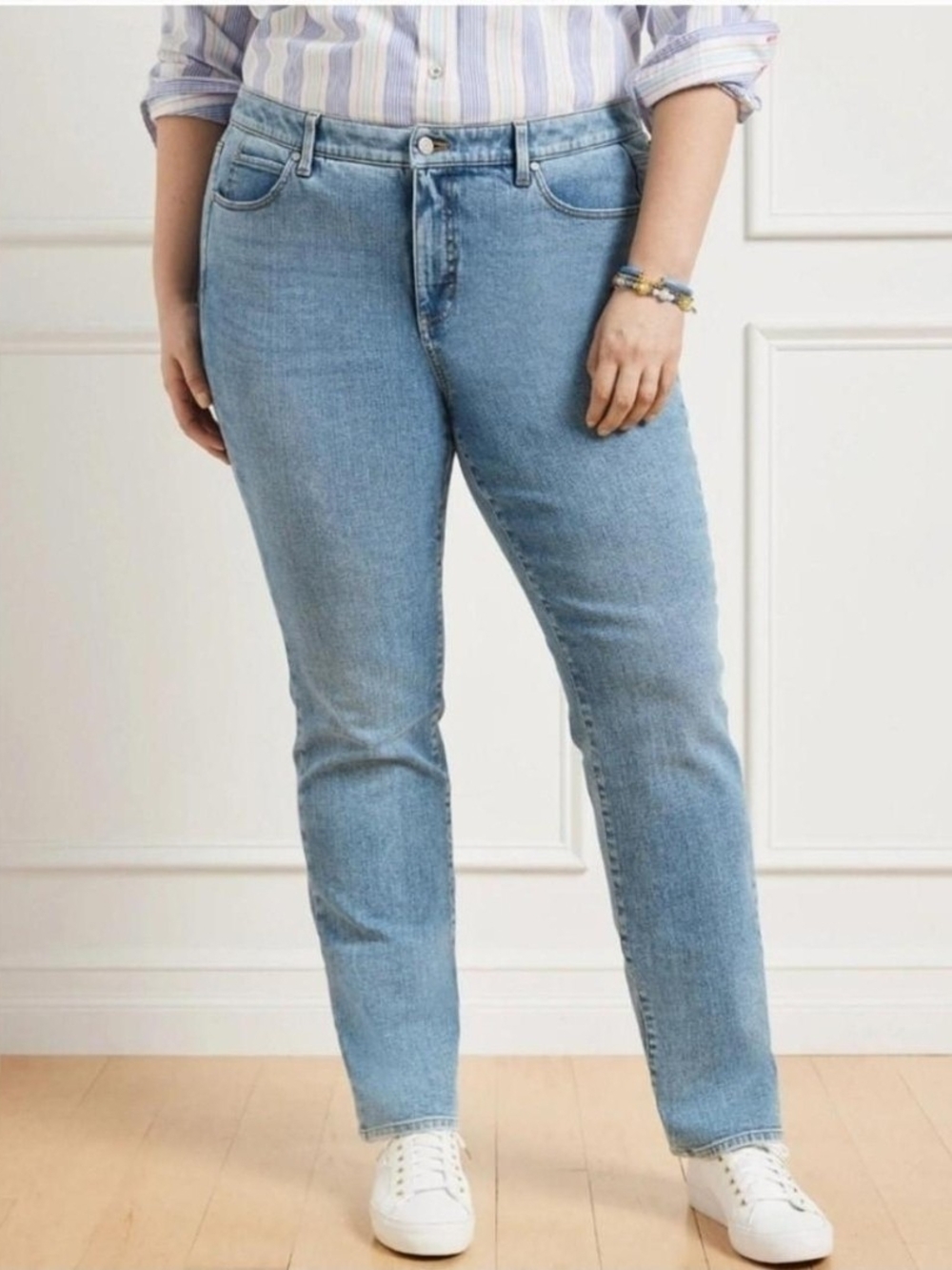 Talbots Light Blue Straight-Leg Jeans